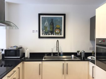 The Kitchen, with painting by Colin Wiles